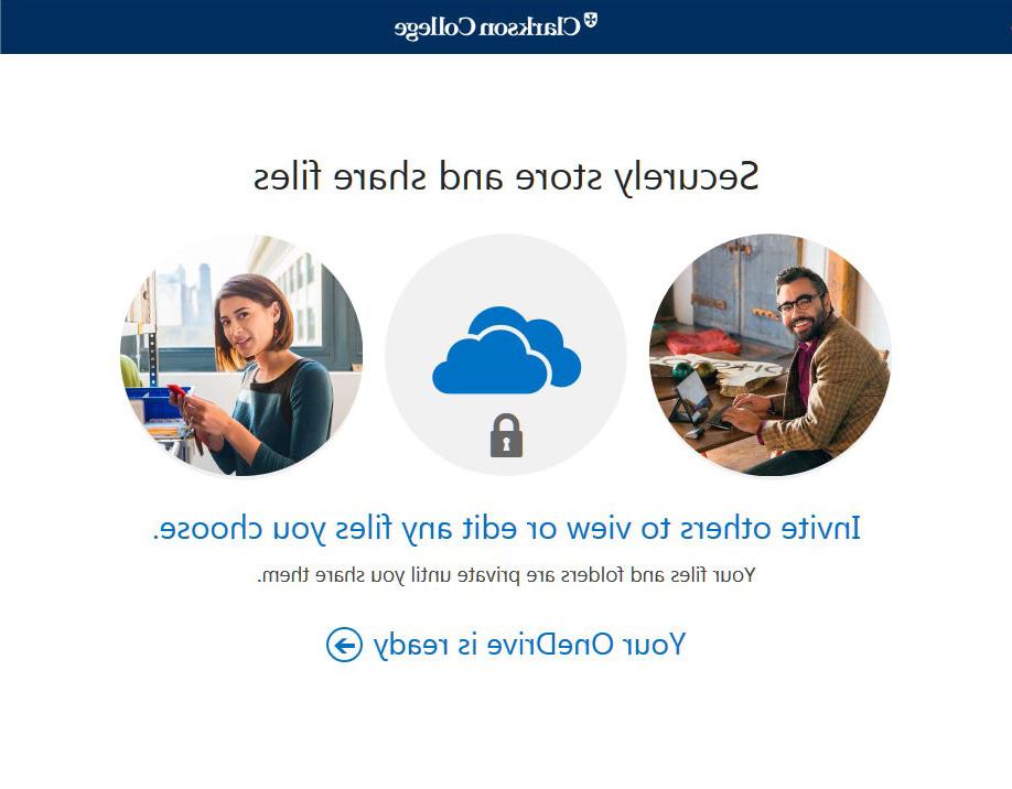 OneDrive Provisioning Complete屏幕
